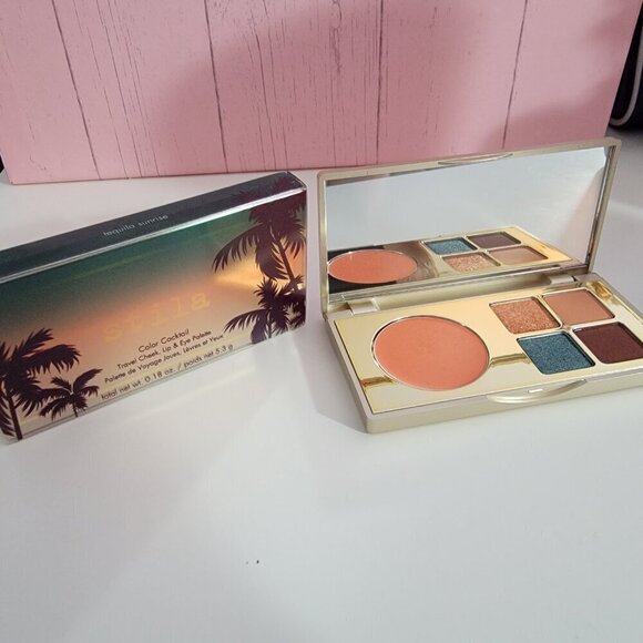 New Stila Color Cocktail Cheek, Lip & Eye Palette Cosmetic Makeup - Picture 2 of 11